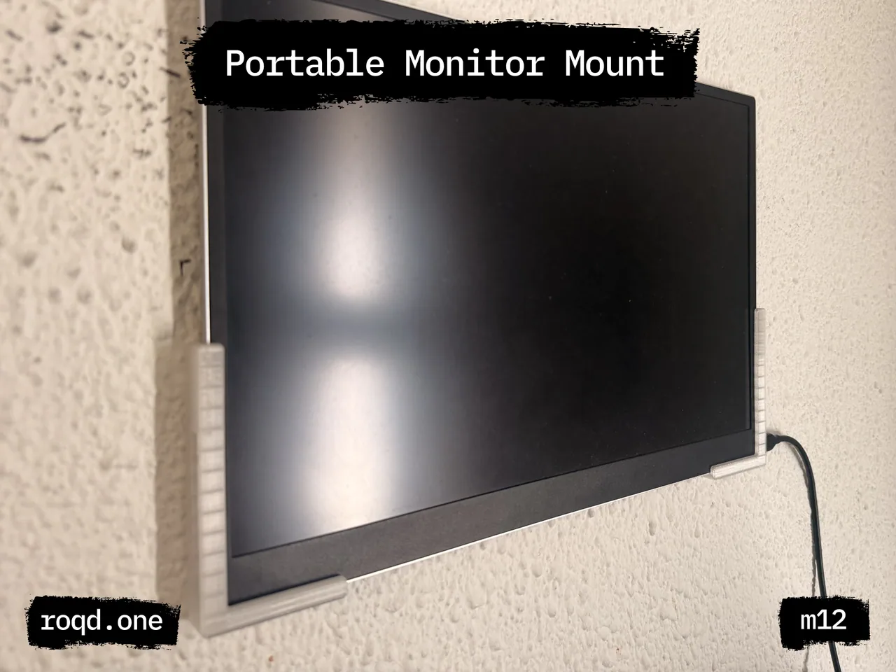 Portable Monitor Wall Mount