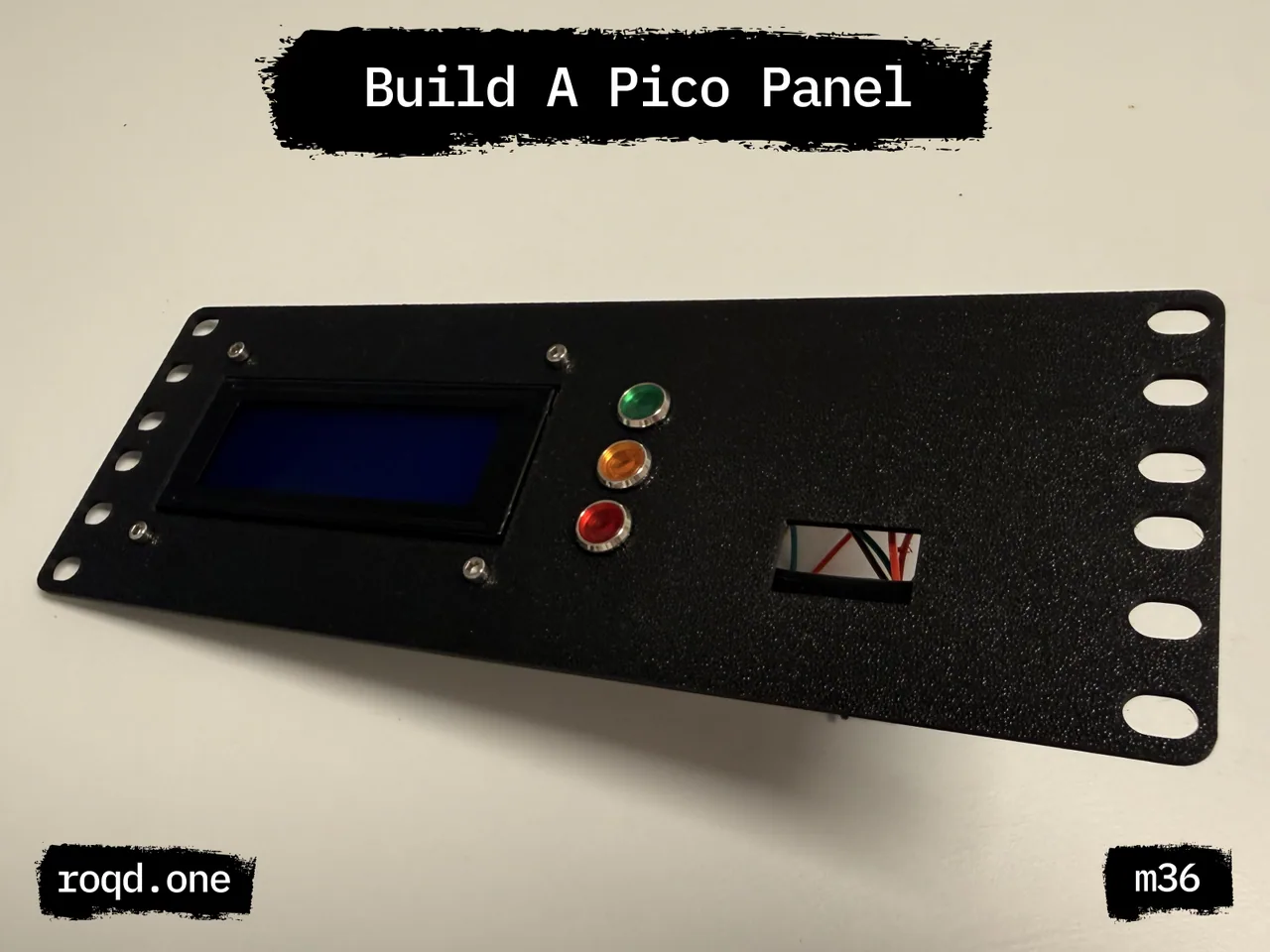 Raspberry Pi Pico Rack Panel