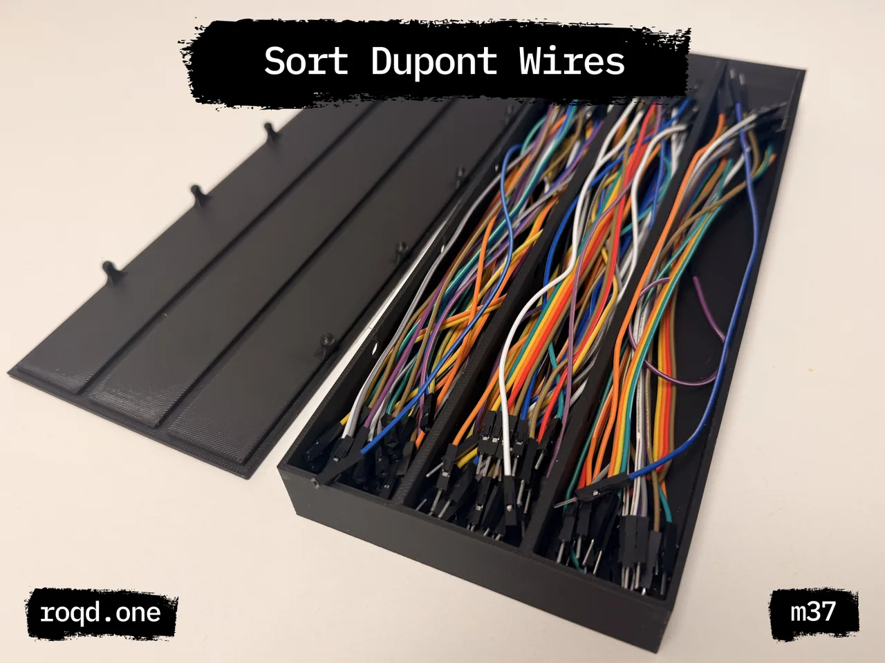 Three-Compartment Dupont Wire Box