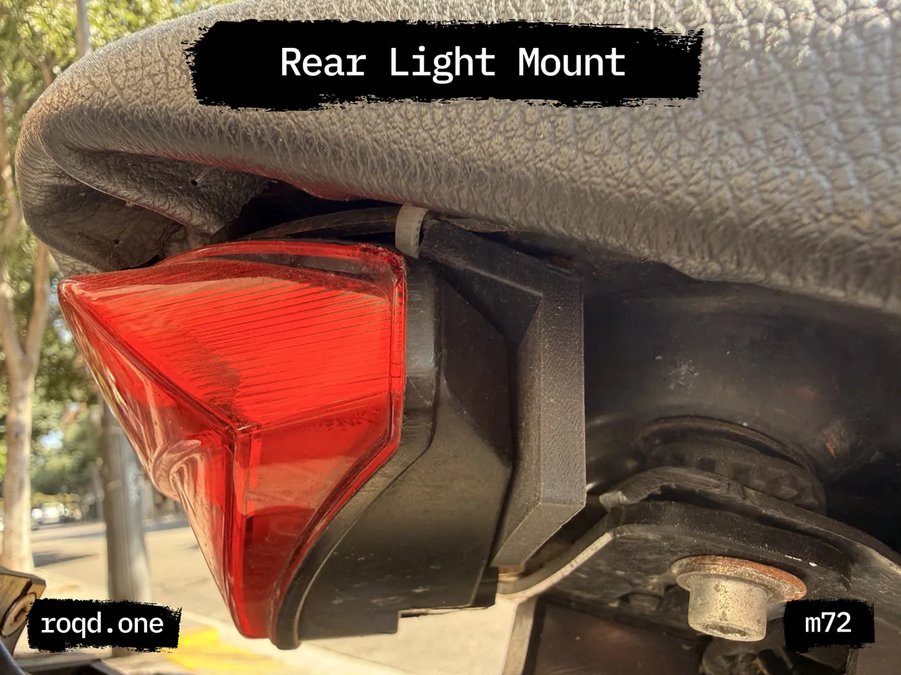 Ducati Monster Rear Light Mounts