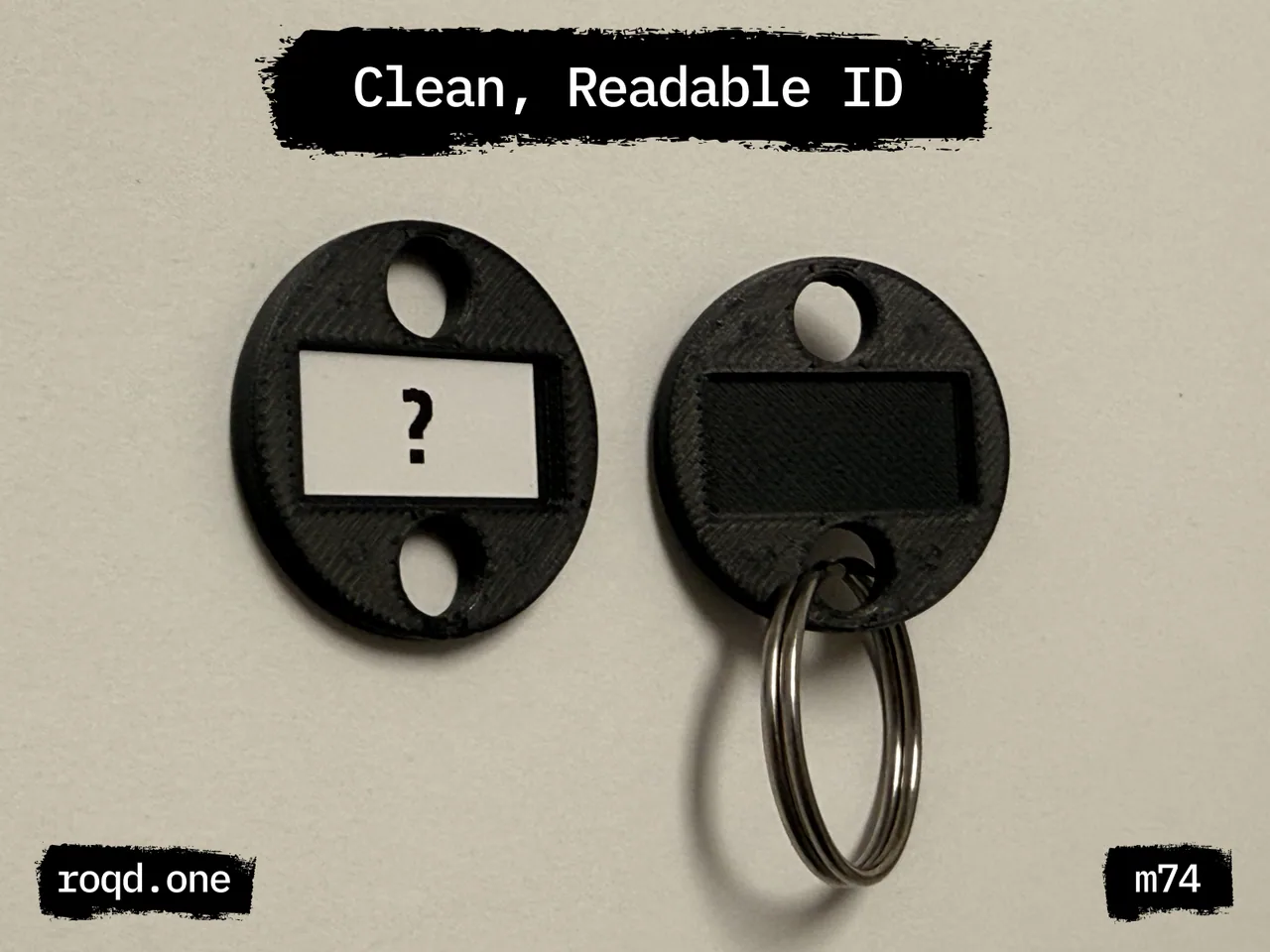 Thermal Label Key Tag