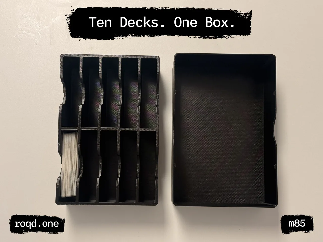 10-Deck Playing Card Storage Box