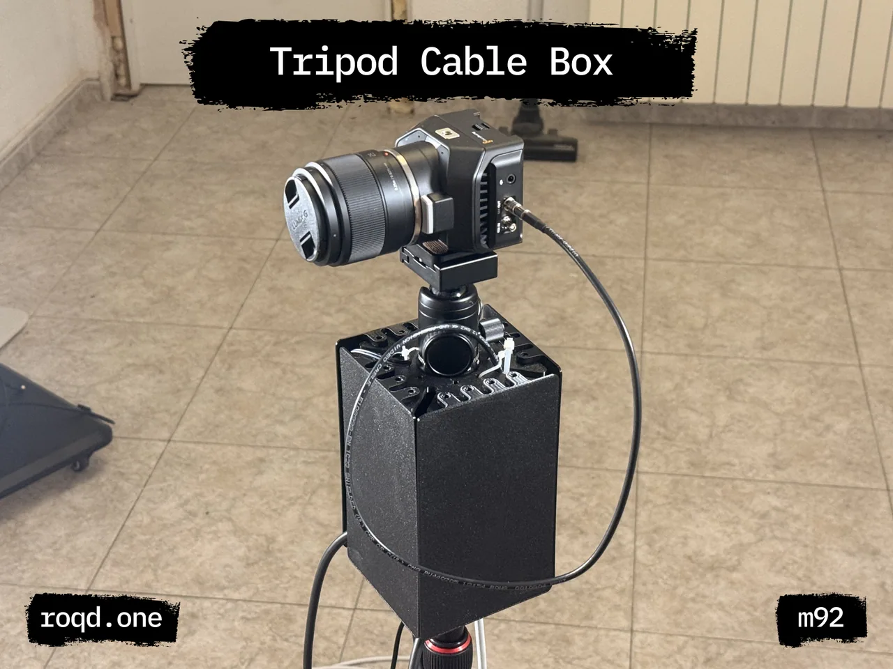 Modular Tripod Cable Box Side Wall